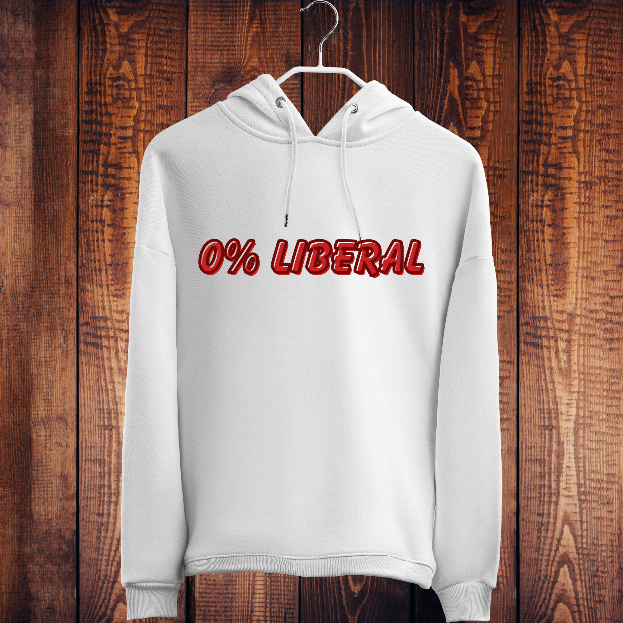 0% Liberal Conservative Graphic Tee – Political Statement Shirt