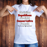 Christian Republican Straight Conservative Female Hoodie or Sweatshirt – Statement Apparel