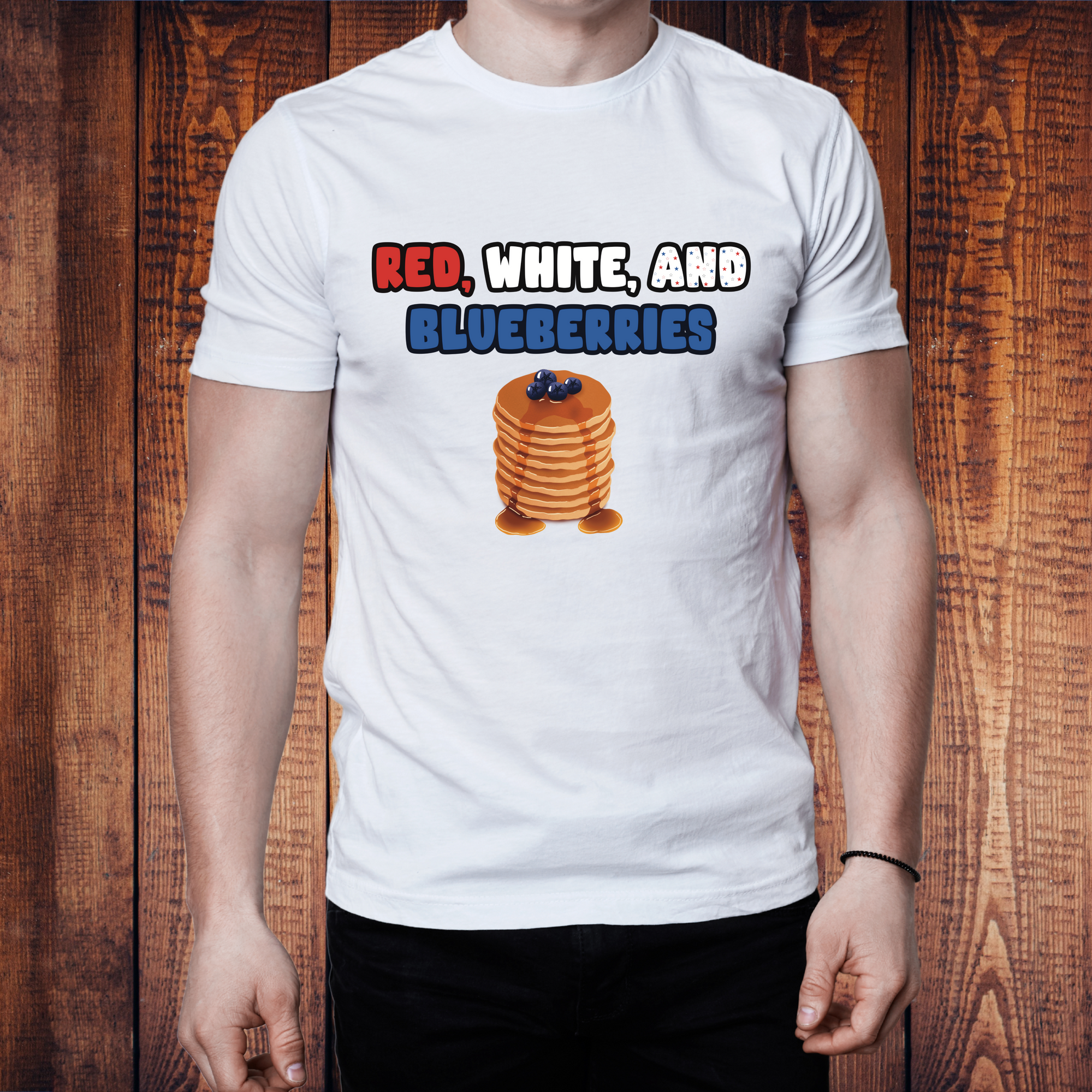 Red, White, and Blueberries Patriotic Hoodie – USA Graphic Sweatshirt